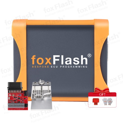 FoxFlash ECU TCU Clone and Chip Tuning tool Plus OTB 1.0 Expansion Adapter and LED BDM Frame With 4 Probes